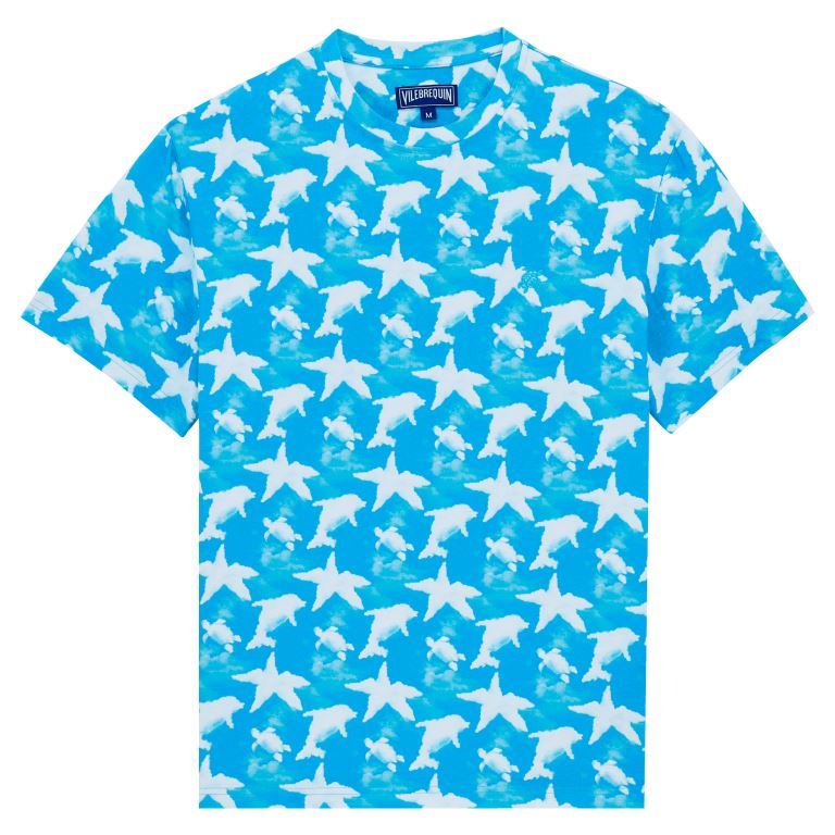 Хлопковая Мужская Футболка Clouds