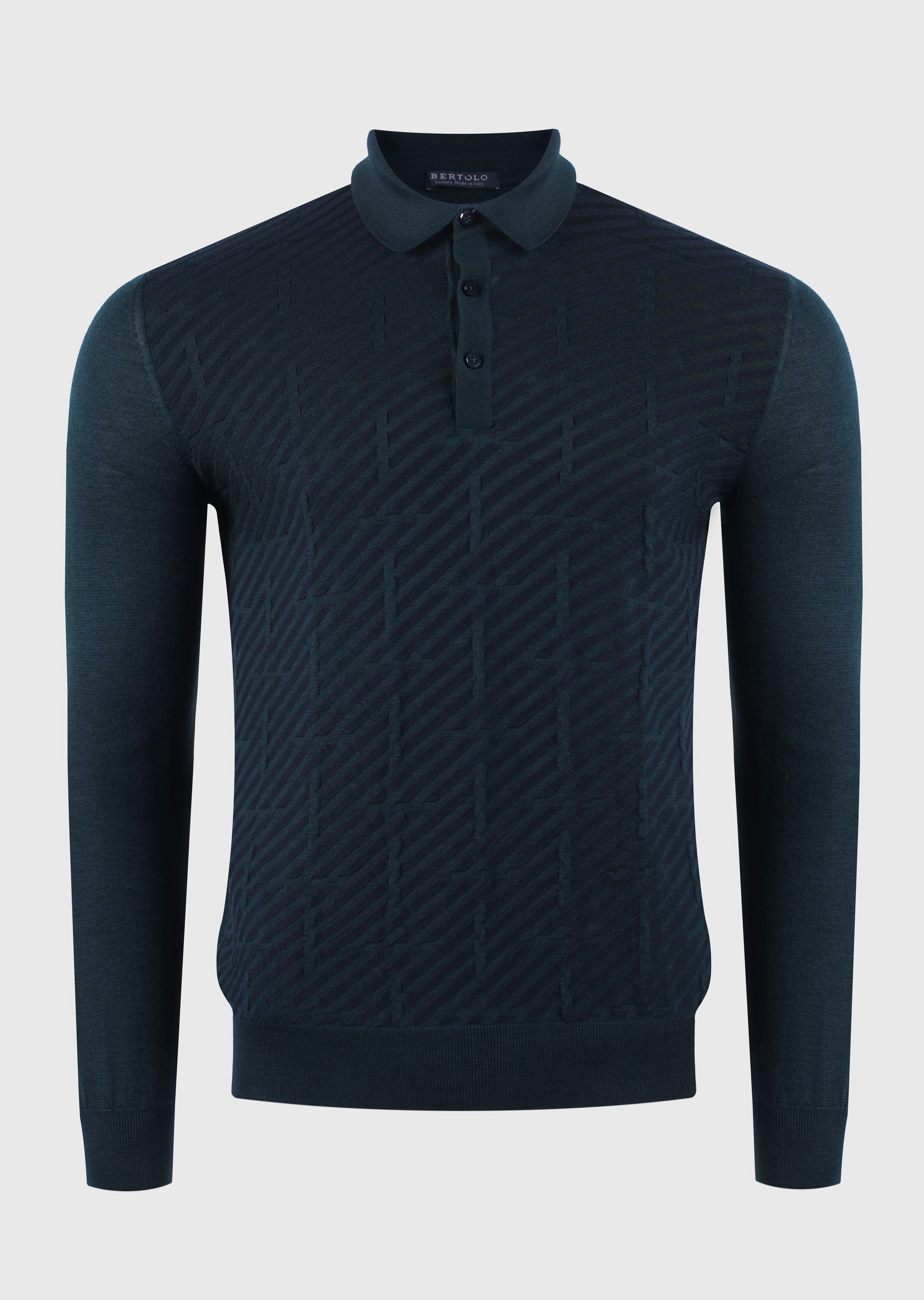 Поло с длинным рукавом