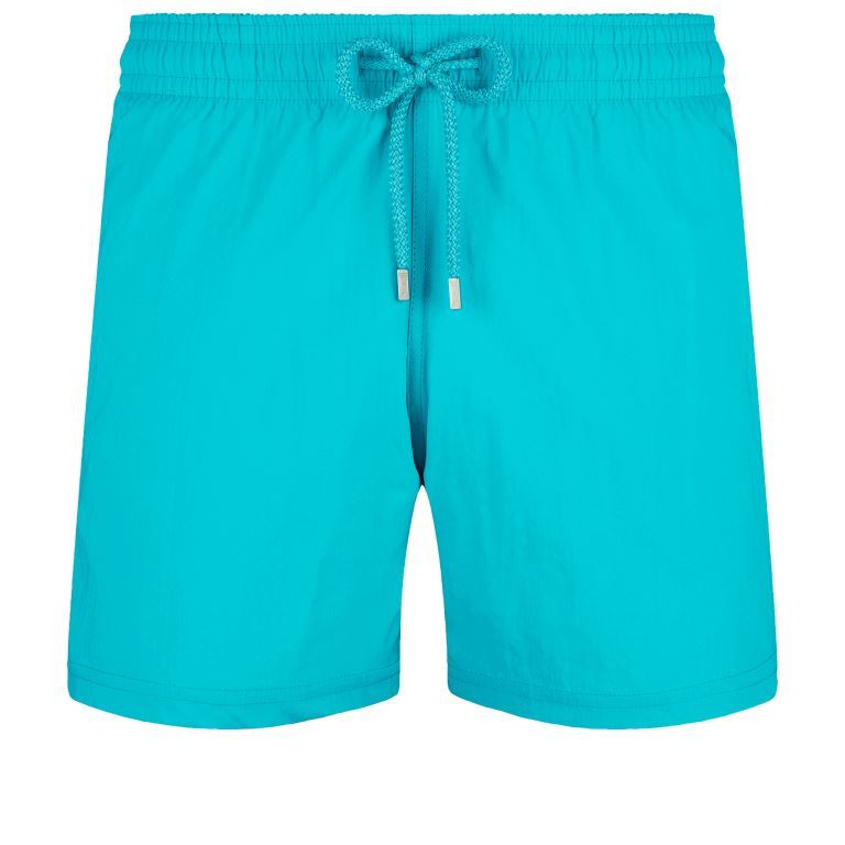 Мужские Плавательные Шорты из Эластичной Ткани Однотонные