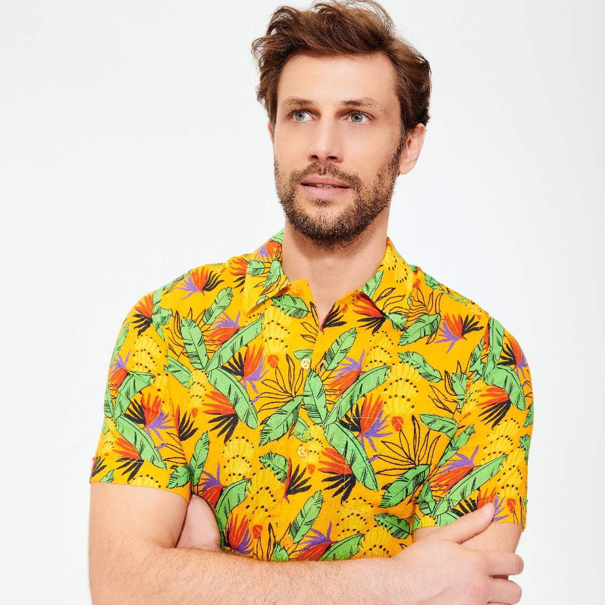 Мужская Рубашка С Коротким Рукавом Go Bananas
