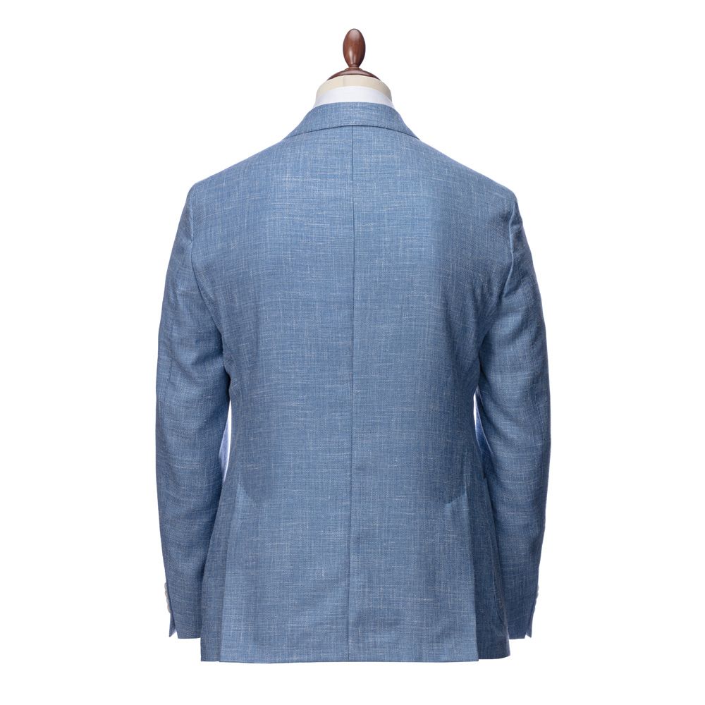 Пиджак из смесовой ткани с накладными карманами